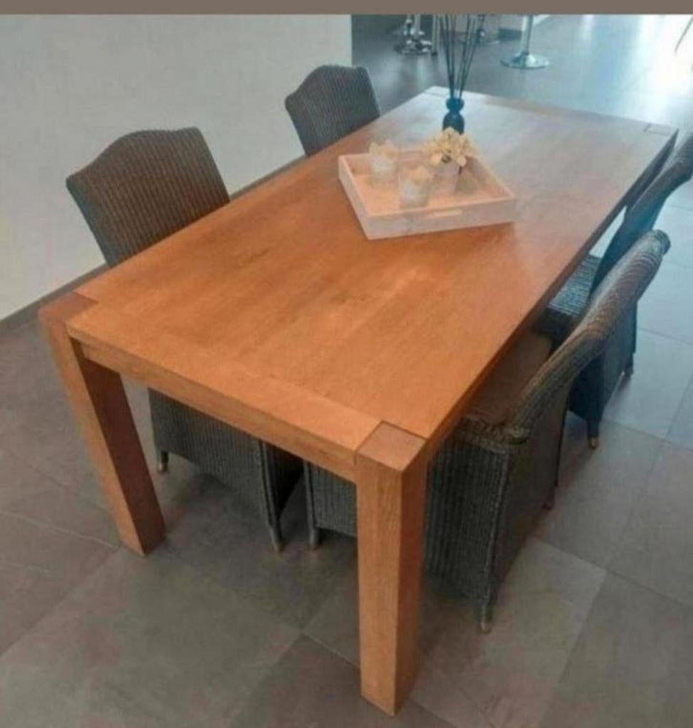 Table en chêne monobloc l1,80m br90cm h80cm, Enlèvement