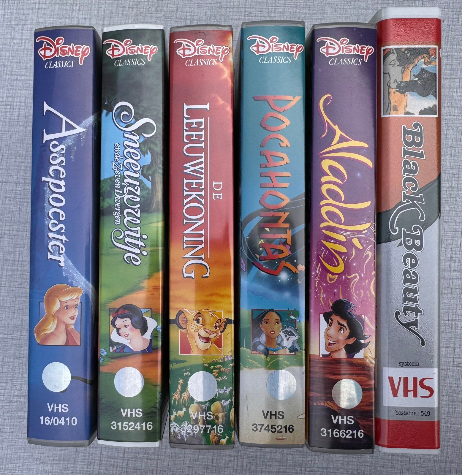 VHS Disney en Black Beauty, Cd's en Dvd's, Ophalen, VHS