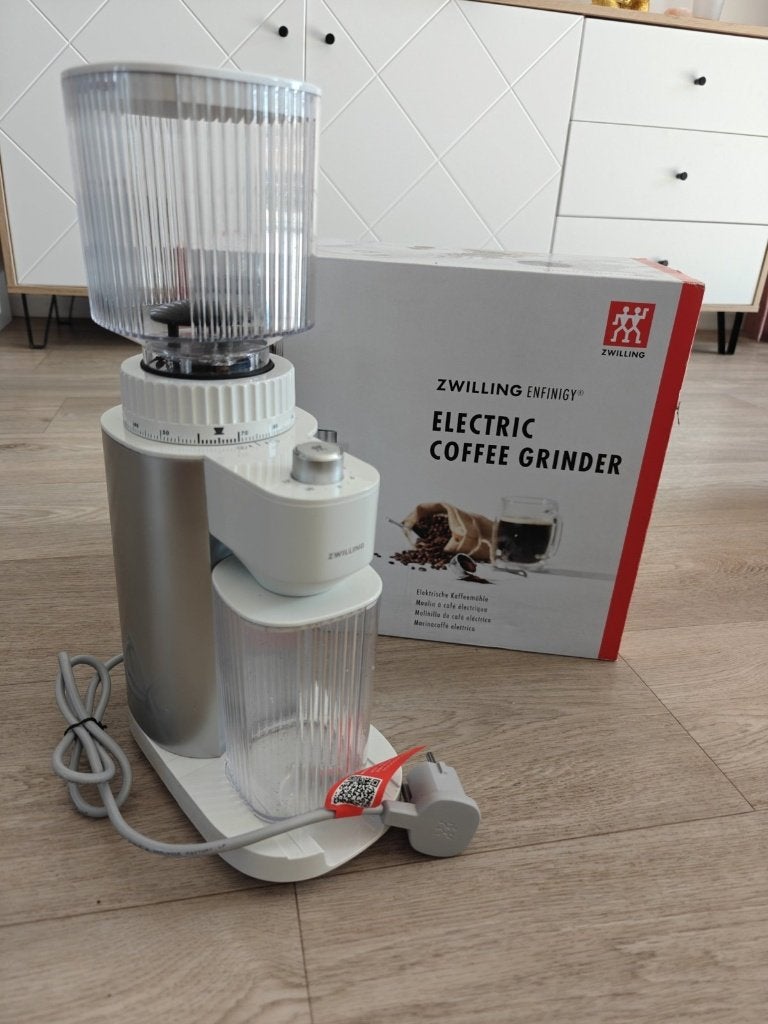 Zwilling Enfinigy elektrische koffiemolen, Ophalen of Verzenden, Gebruikt, Overige merken, Koffiemolen