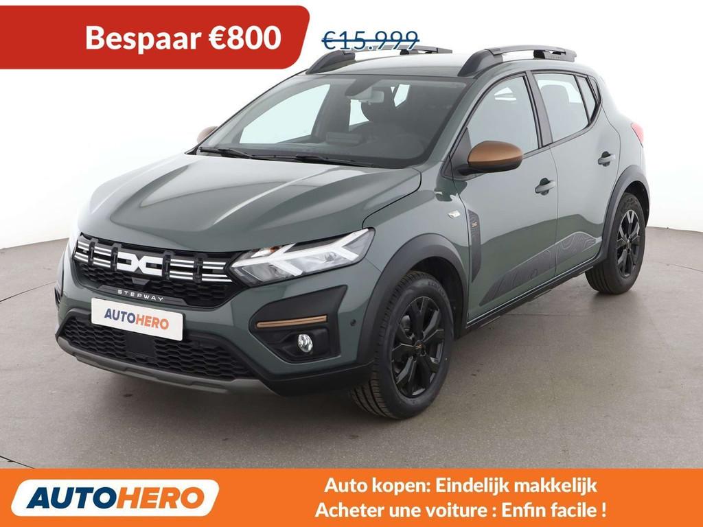 Dacia Sandero 1.0 TCe Stepway Extreme+ (bj 2024), Auto's, Dacia, Stof, Gebruikt, Euro 6, 91 pk
