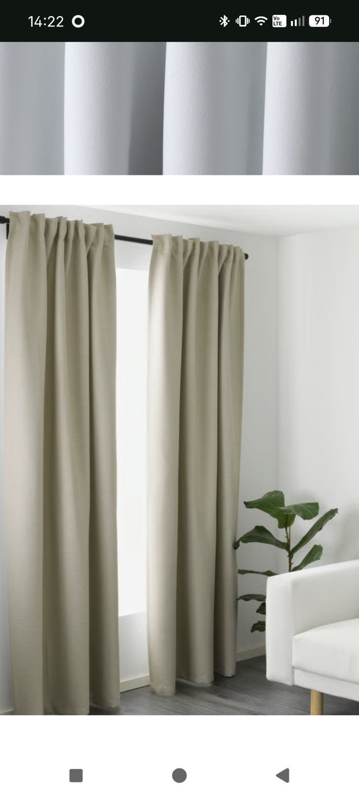ikea gordijn verduisterend vilborg 4x 145 x 250, Dieren en Toebehoren, Hondenkleding, Ophalen of Verzenden