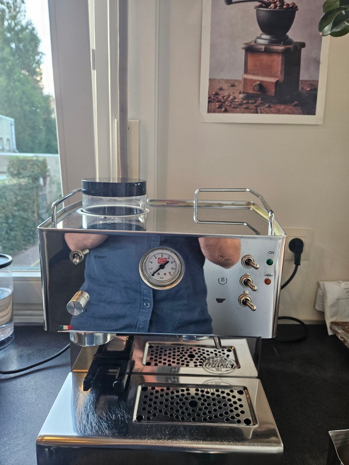 Quick Mill 3035 espresso machine, Ophalen, Gebruikt