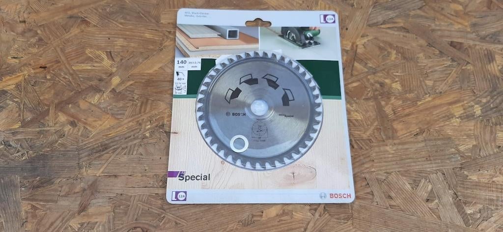 Zaagblad widia 140 mm x 2 x 20mm  BOSCH, Doe-het-zelf en Bouw, Gereedschap | Zaagmachines, Zo goed als nieuw, Ophalen of Verzenden