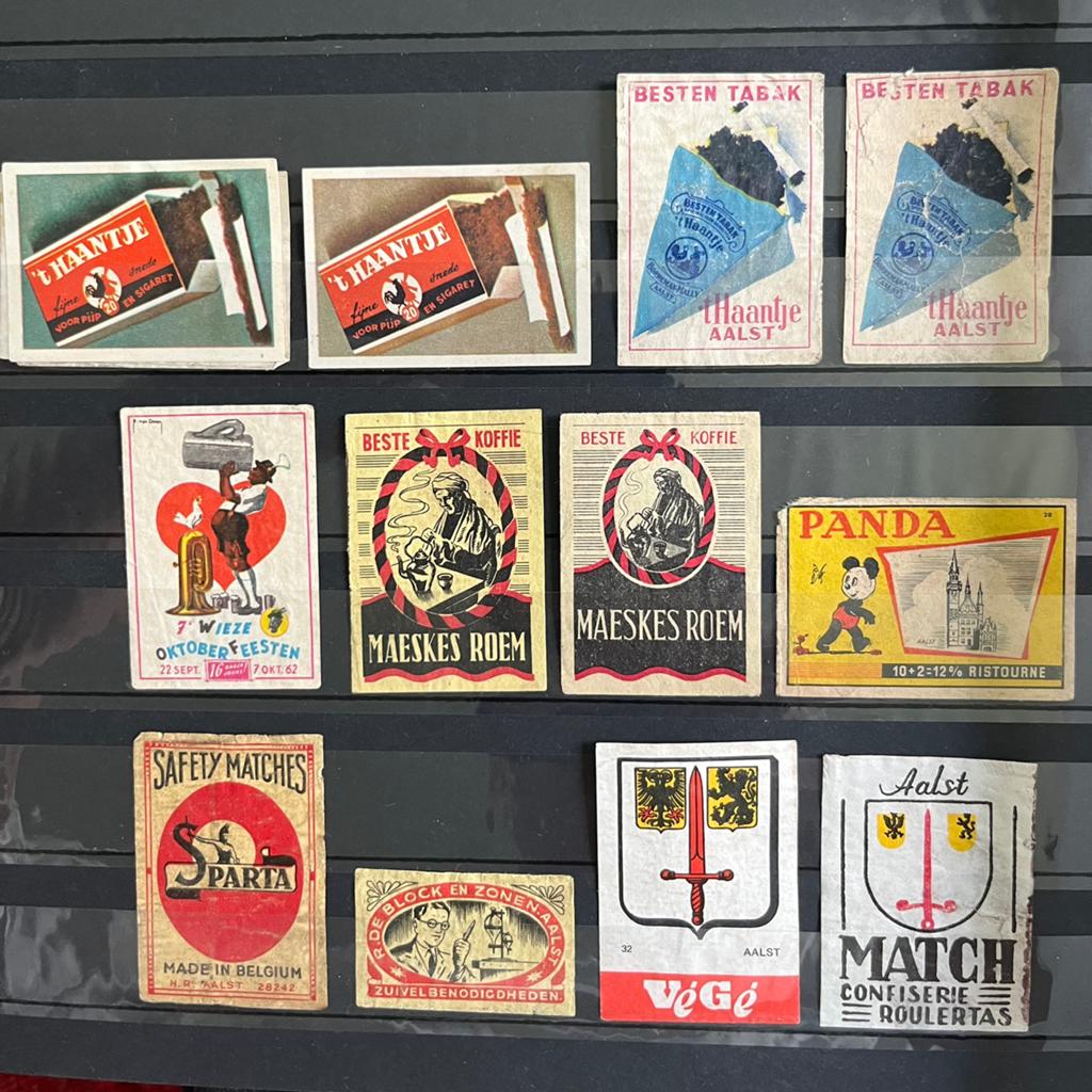 Oude lucifer etiketten Aalst, Enlèvement ou Envoi