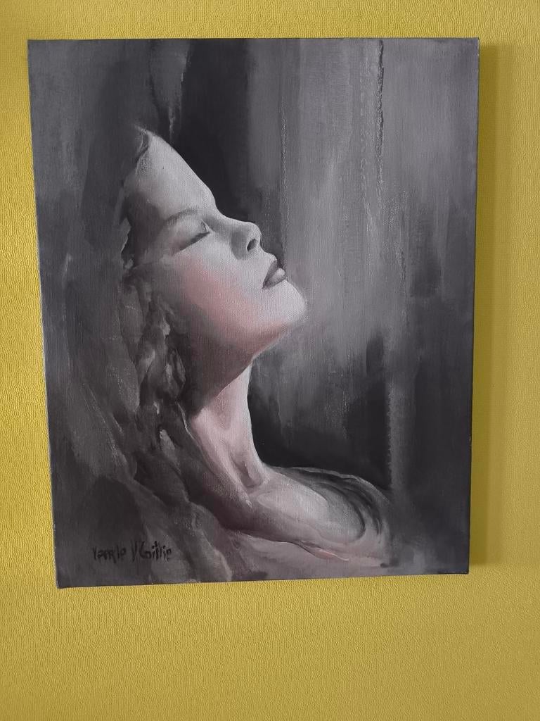 Schilderij van Veerle v coillie, Antiek en Kunst, Ophalen
