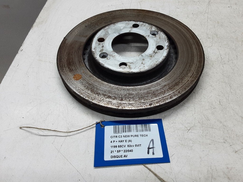 FREIN DISQUE AVANT Citroën C3 (SX / SW) (01-2016/-), Utilisé, Citroën