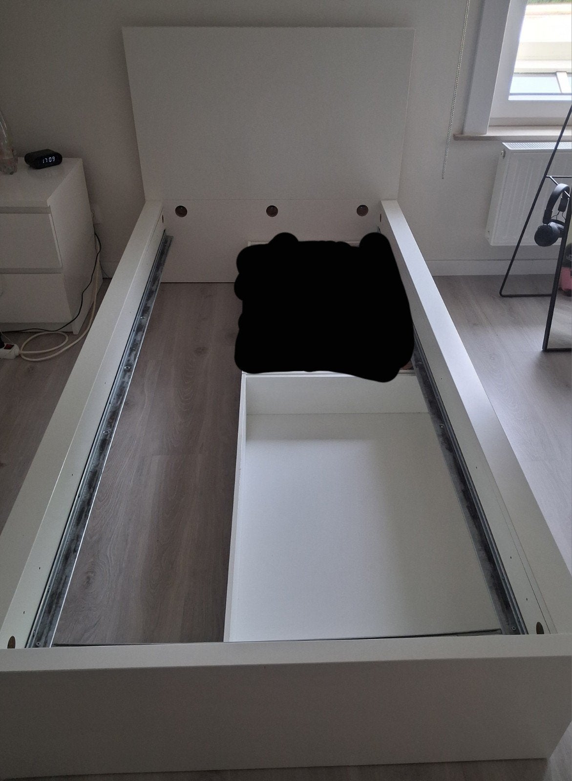 Malm bed 90200cm + 2 schuiven, Huis en Inrichting, Ophalen