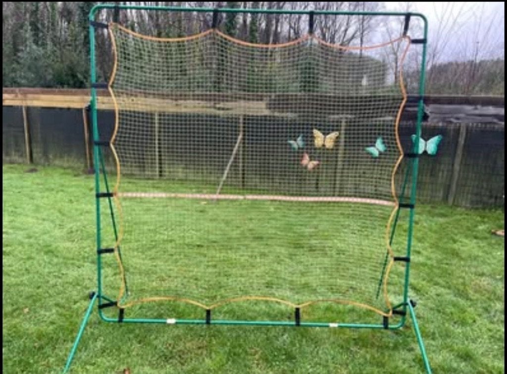 Gratis tennisnet, Sport en Fitness, Ophalen, Gebruikt