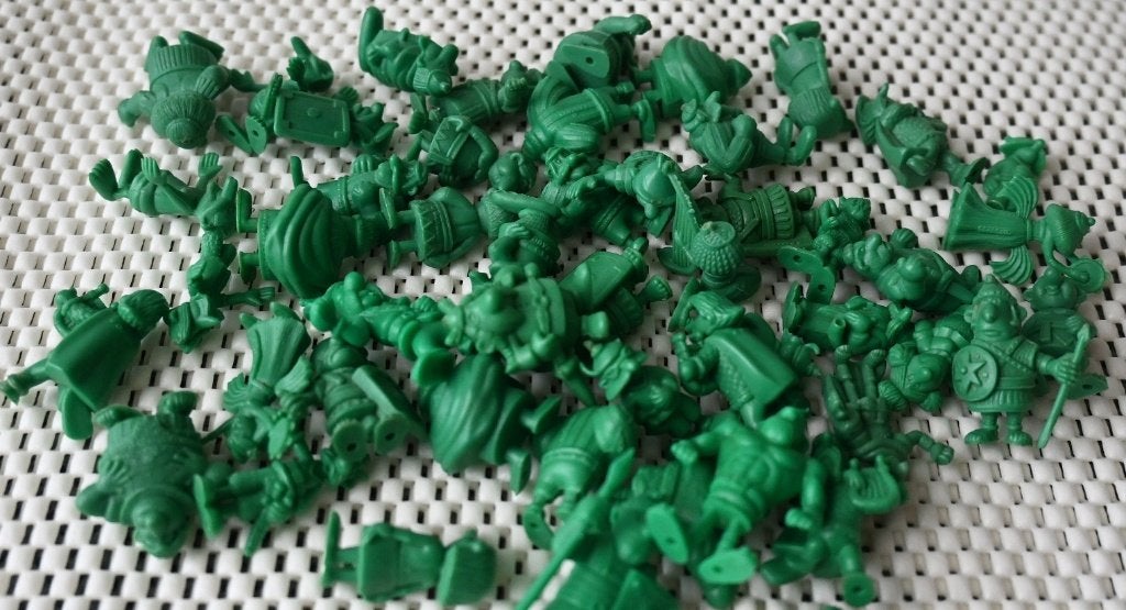 Asterix en Obelix / Lot van 200 figuurtjes, Verzamelen, Verzenden, Gebruikt, Film, Overige typen