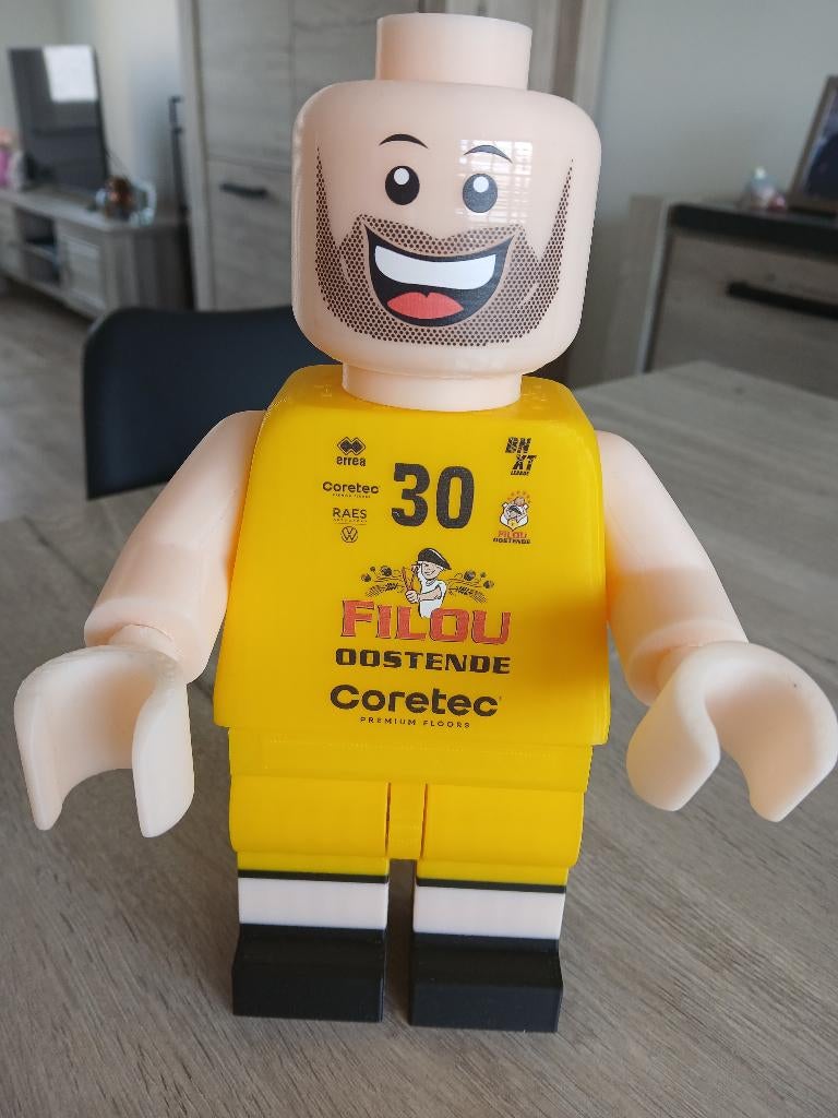 GESIGNEERD LEGO FIGUUR VAN BCO SPELER GILLET, Verzamelen, Ophalen of Verzenden, Nieuw