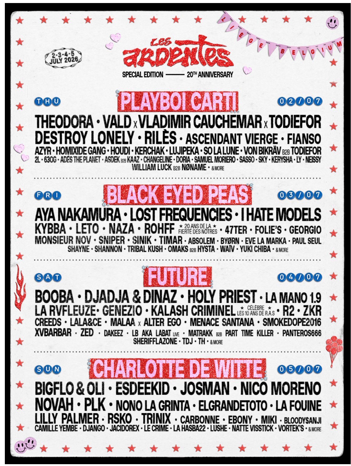 Pass 4J VIP Les Ardentes, Tickets & Billets, Plusieurs jours
