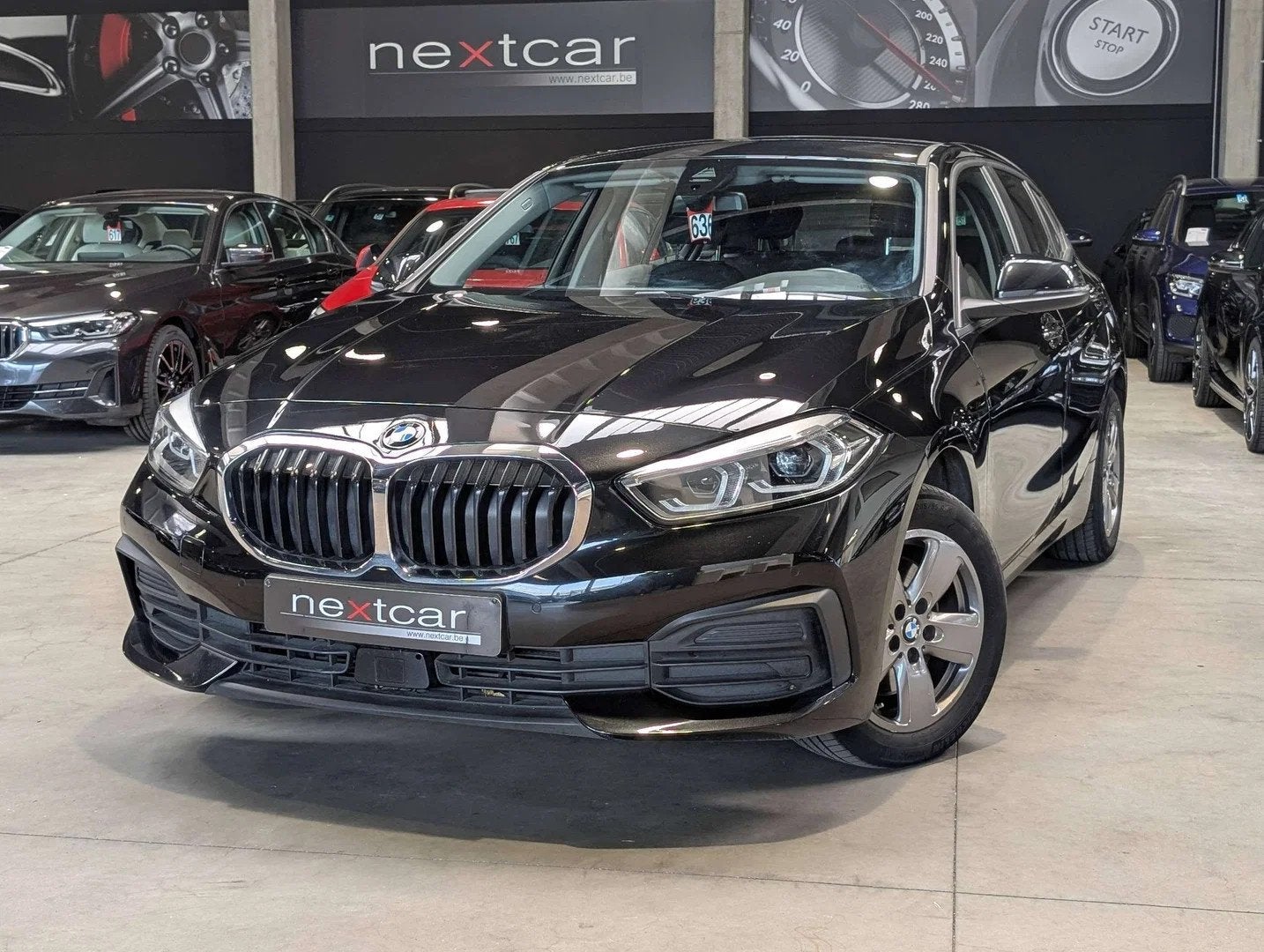 BMW 1 Serie 116 dA Hatch New *LED-NAVI PRO-CRUISE-PARKING AV, Autos : Divers, 1496 cm³, Automatique, BMW, Noir