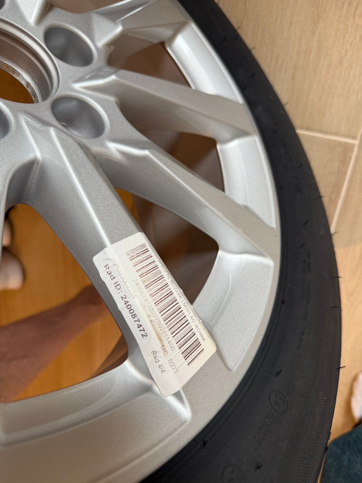 AUDI 4 nieuwe winterbanden audi a1 + originele velg, Ophalen, Nieuw