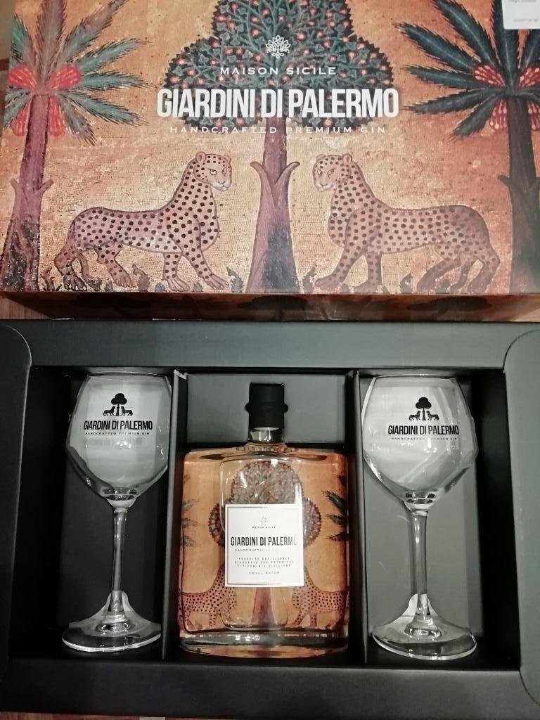 Coffret cadeau Gin Giardini di Palermo NEUF, Enlèvement