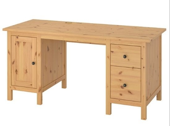 Ikea Hemnes bureau avec tiroirs et rangement, Neuf, Scandinave, Avec tiroirs, Enlèvement