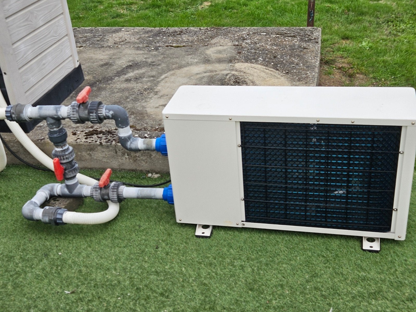 warmtepomp voor zwembad, Tuin en Terras, Ophalen, Zo goed als nieuw