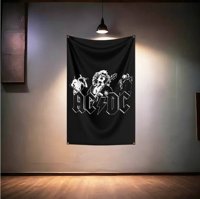 Grote vlaggen ACDC (150x90cm), Ophalen of Verzenden, Nieuw