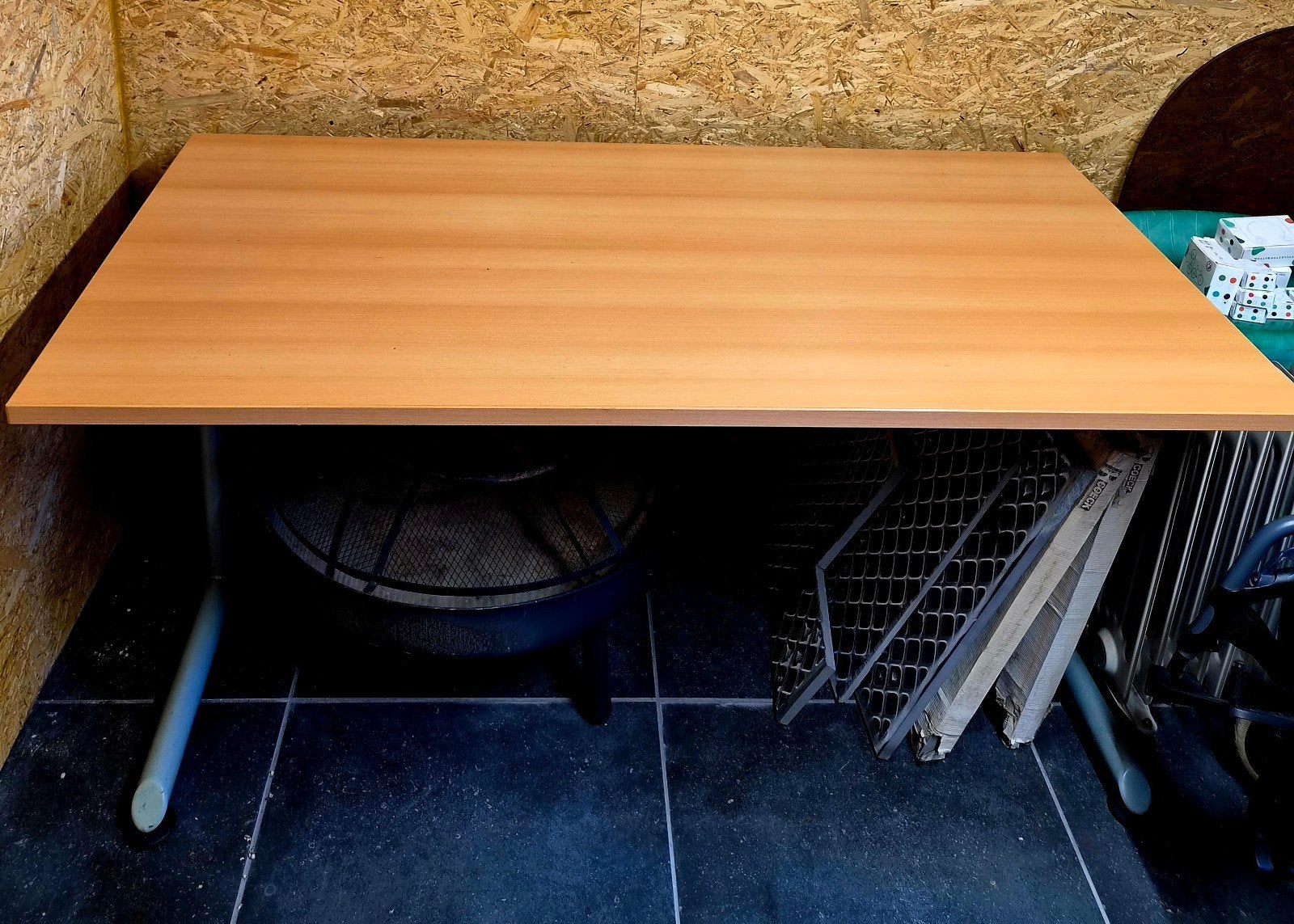 Grote bureautafel, Huis en Inrichting, Ophalen, 160 cm, Scandinavisch, Hout