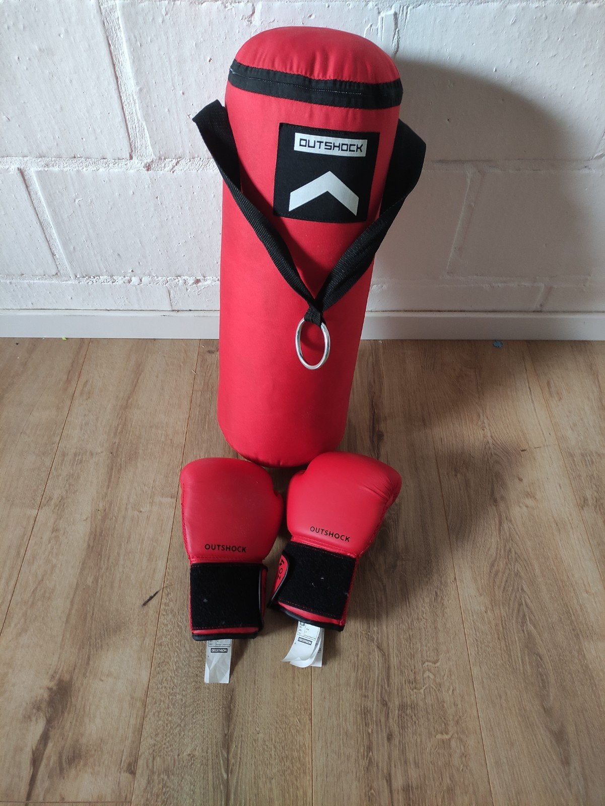 Bokszak 5kg en bokshandschoenen, Sport en Fitness, Vechtsporten en Zelfverdediging, Ophalen, Zo goed als nieuw, Overige, Vechtsportmaterialen
