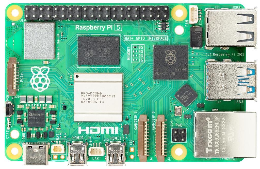 Raspberry Pi 5 – 8 GB – 2.4 GHz – Nieuw, Ophalen of Verzenden, Nieuw