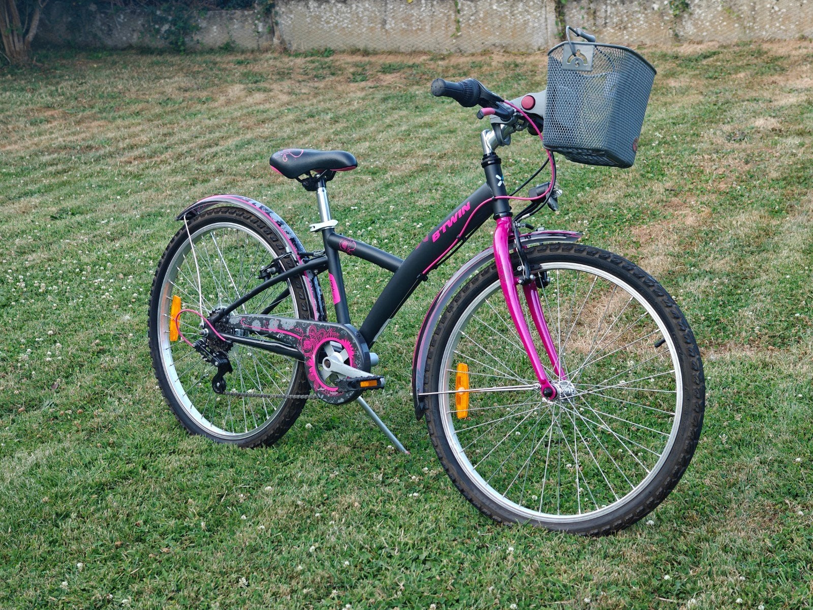 Vélo enfant BTwin POPLY 500 24 pouces, Vélos & Vélomoteurs, Enlèvement, 24 pouces, Vitesses