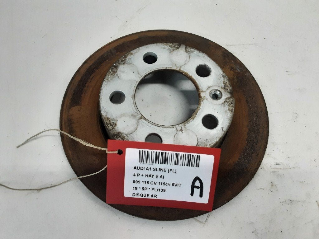 FREIN DISQUE ARRIÈRE Audi A1 Sportback (GBA) (01-2018/-), Mevr. I. Hauben, Audi, Utilisé, Rue de l'Espoir 34 34
4030  GRIVEGNÉE, BE