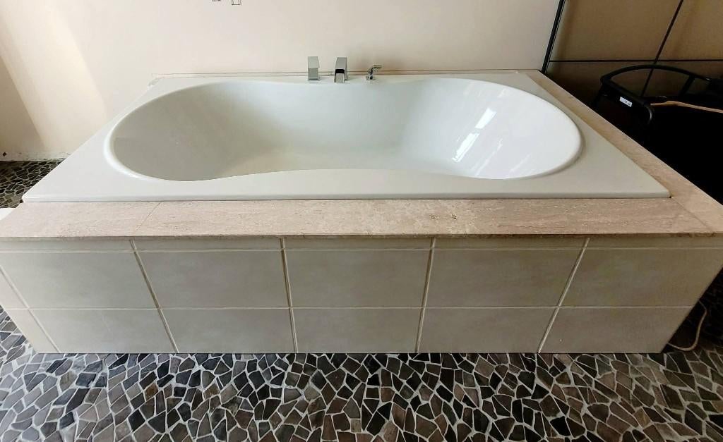 Inbouwbad 190x90 inc kranen, Enlèvement, Comme neuf, Baignoire