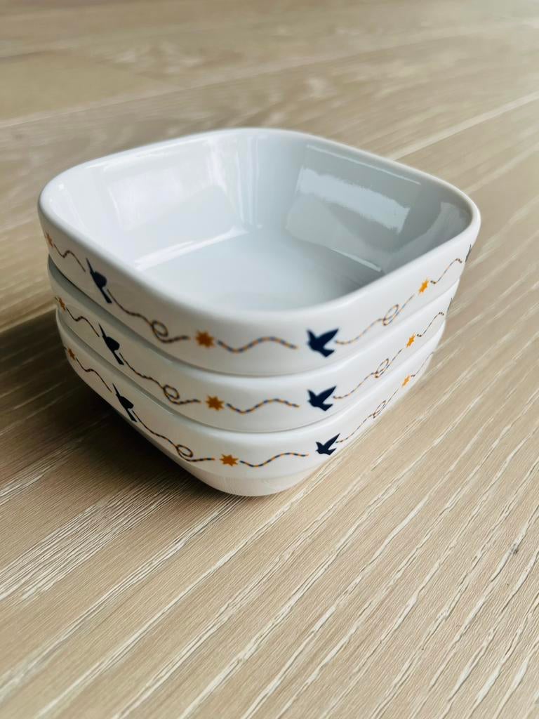 3 kommetjes van Sabena, Ophalen of Verzenden, Zo goed als nieuw