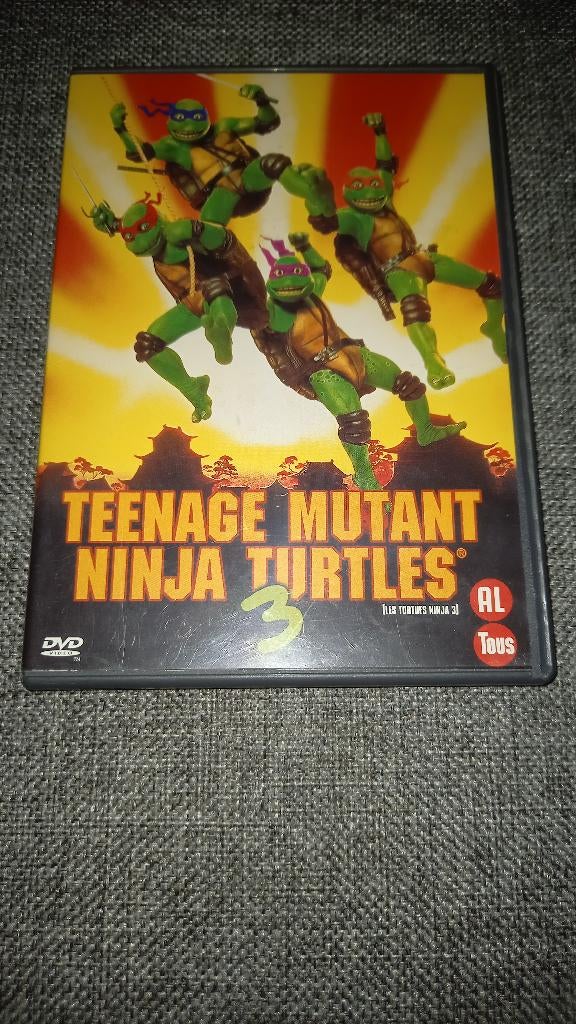 DVD TMNT 3, Cd's en Dvd's, Dvd's | Kinderen en Jeugd, Gebruikt, Ophalen of Verzenden