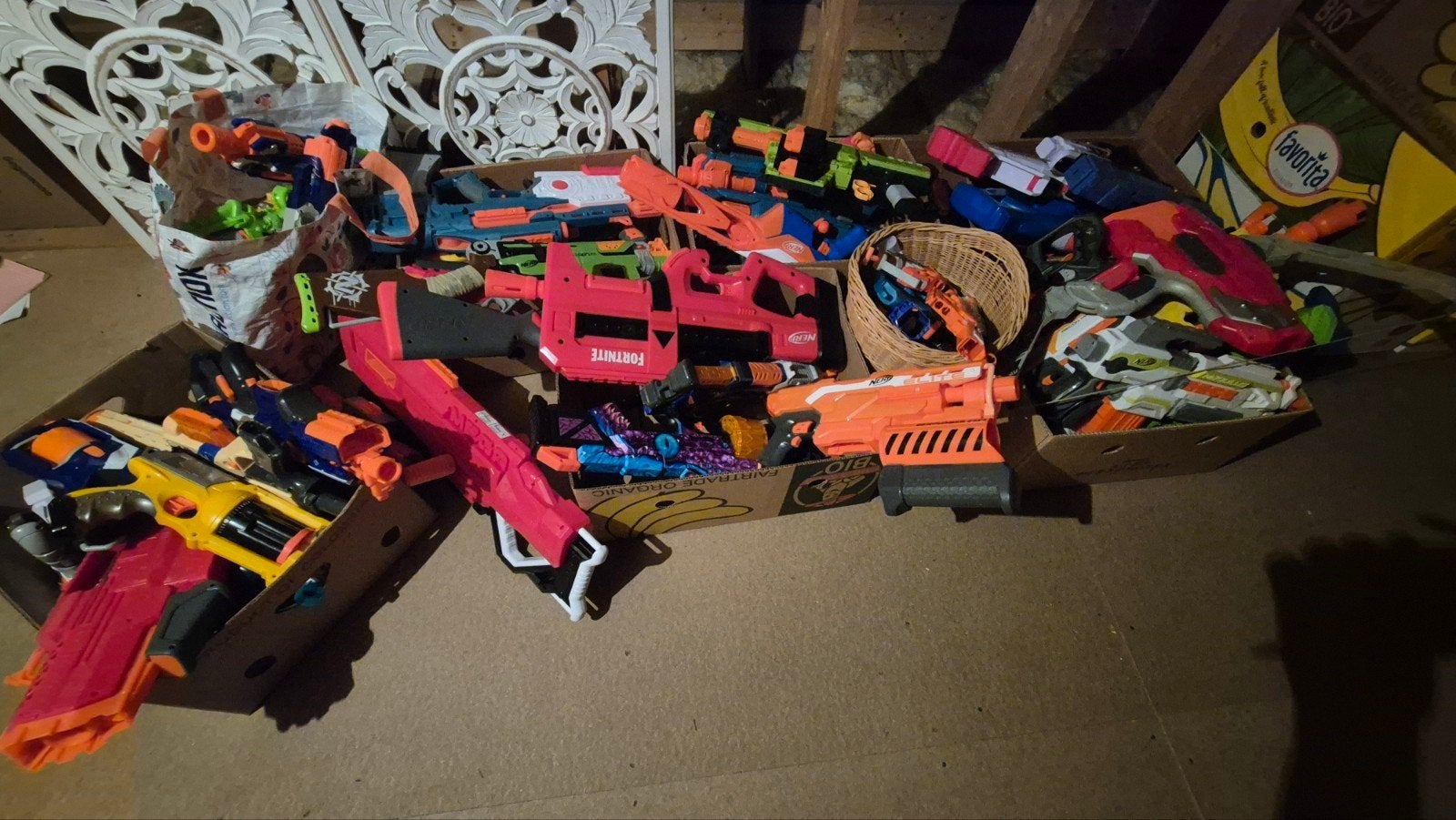 nerf pistolen, Kinderen en Baby's, Ophalen, Zo goed als nieuw