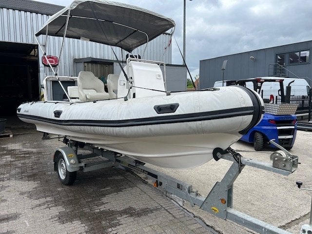 boot buccaneer rib met 60 pk mercury 4 takt, Watersport en Boten, Ophalen, 60 pk, Gebruikt, Peddels