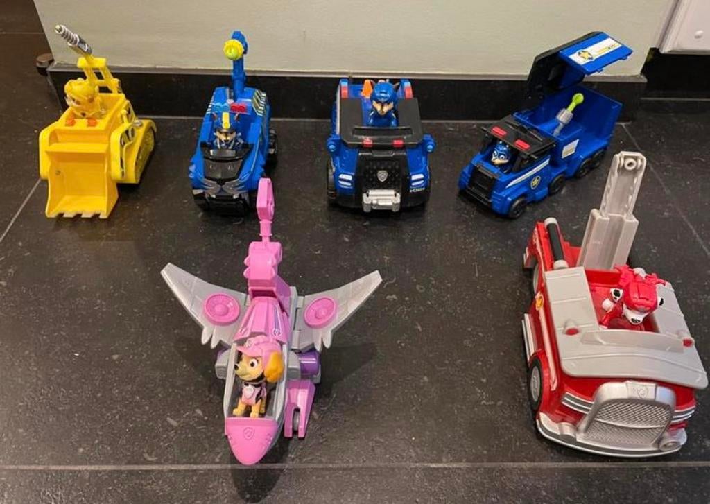Paw Patrol grote auto’s met uitneembaar hondje €10 / stuk, Ophalen of Verzenden, Gebruikt