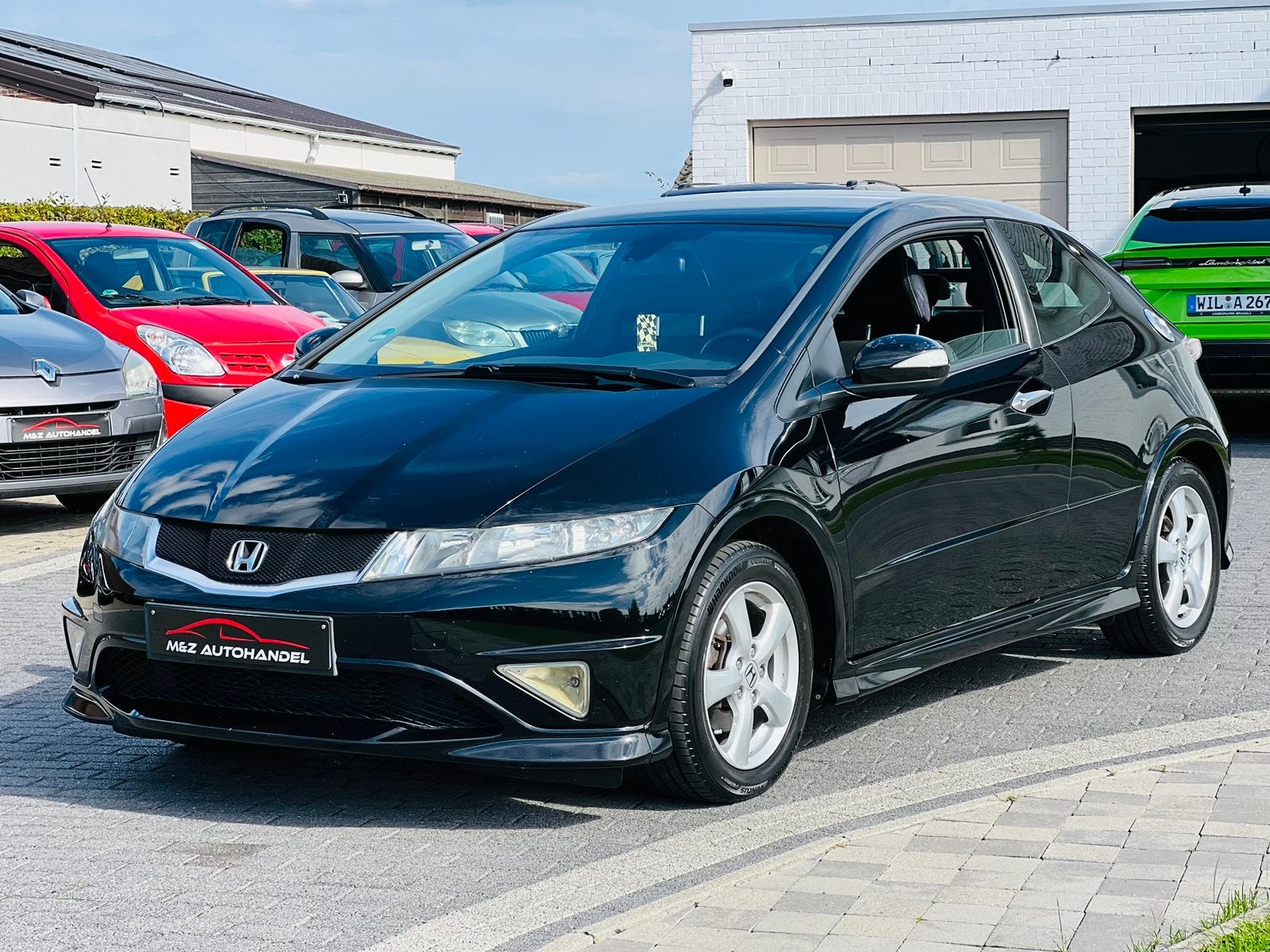 HONDA CIVIC 1.4 TYPE S !!! 114.000 KM !! EURO 5 ! BENZINE !!, Auto's, Euro 5, Zwart, Grijs, 1339 cc