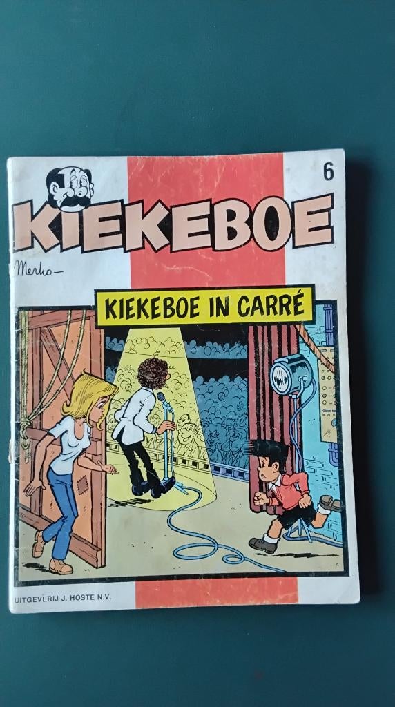 Strip Kiekeboe "gesigneerd ", Boeken, Stripverhalen, Gelezen, Eén stripboek, Ophalen of Verzenden