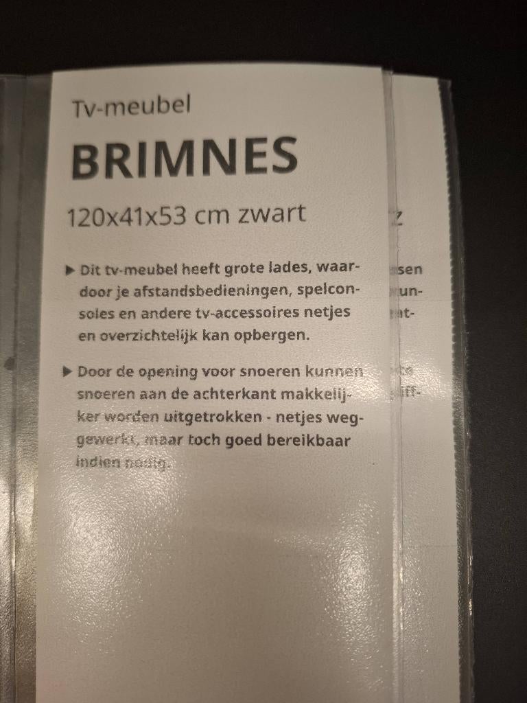 Tv-meubel. Brimnes van Ikea, Enlèvement, Comme neuf