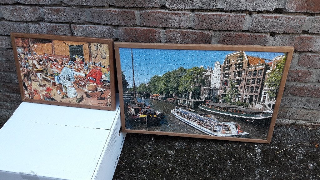 Puzzles sur plaque de bois, Enlèvement, Comme neuf
