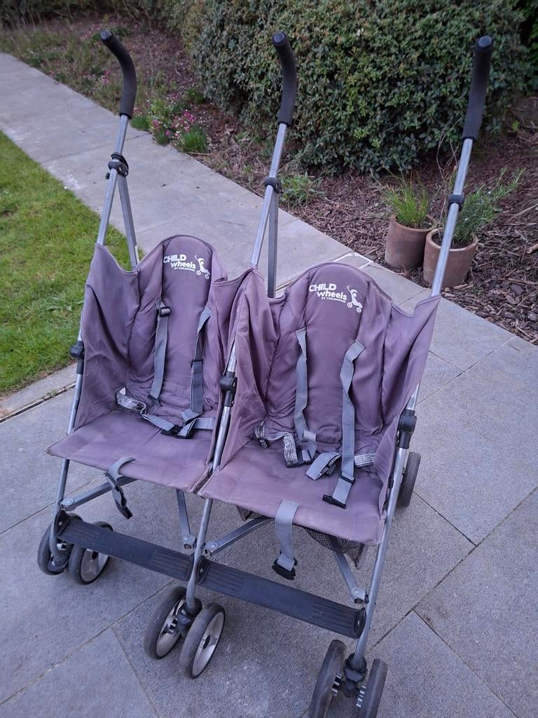 Kinderwagen plooibaar duo, Kinderen en Baby's, Tweelingen en Meerlingen, Ophalen