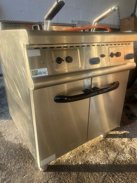 friteuse, 4 liter of meer, Ophalen, Gebruikt, Duo-friteuse