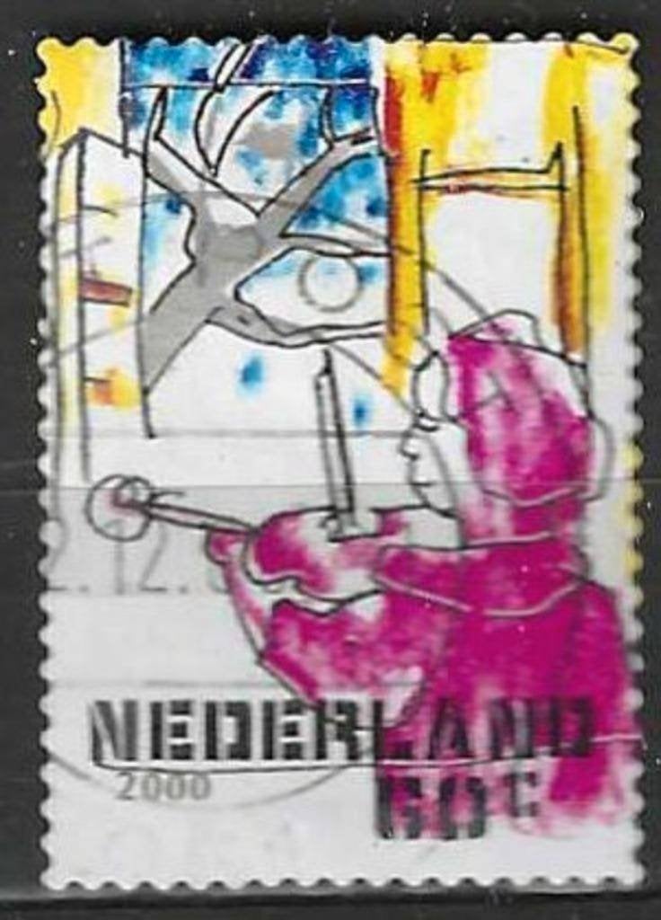 Nederland 2000 - Yvert 1807 V - Eindjaarsfeesten (ST), Postzegels en Munten, Postzegels | Nederland, Verzenden, Gestempeld