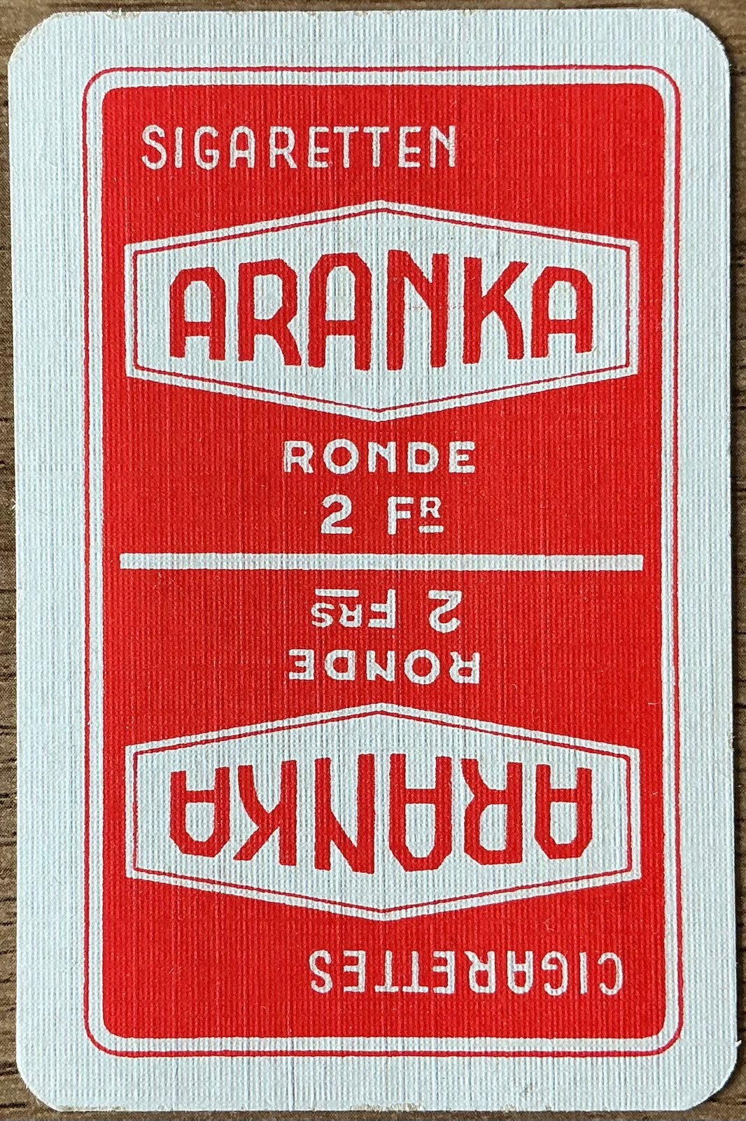 CIGARETTES PARASUELLES FRANKA, Enlèvement ou Envoi, Comme neuf, Carte(s) à jouer