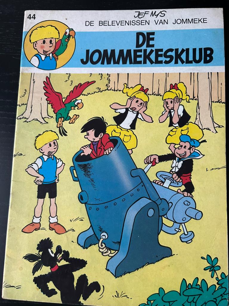 Jommeke De Jommekesklub nr 44 zwart-wit, Boeken, Eén stripboek, Ophalen, Zo goed als nieuw