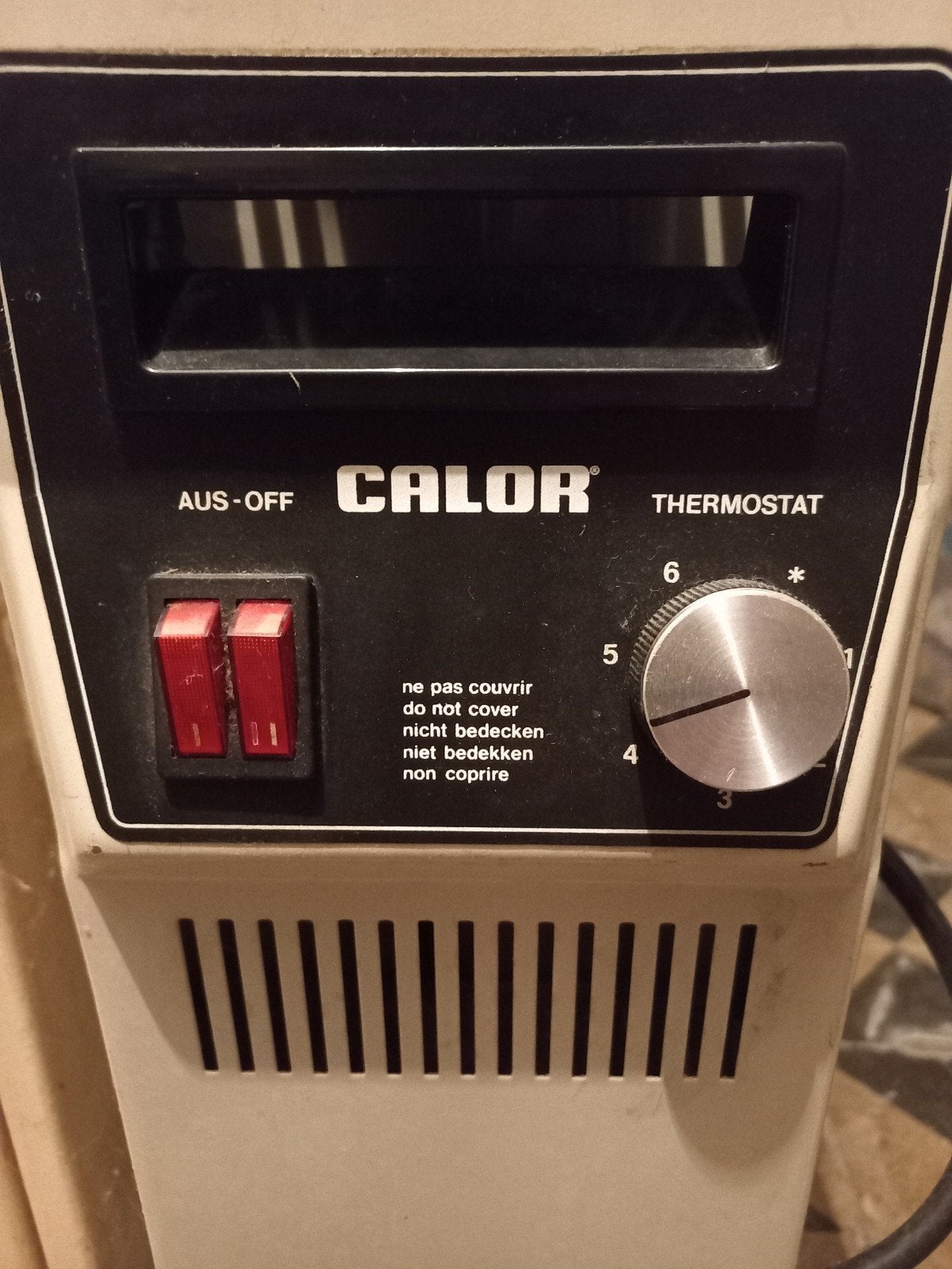 Radiateur électrique - Calor - 2500 watts, Bricolage & Construction, 800 watts ou plus, Thermostat, Enlèvement, Utilisé