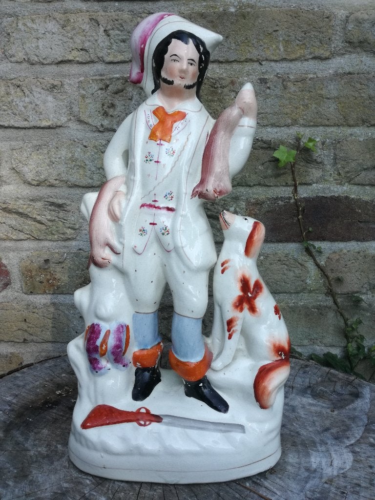 STAFFORDSHIRE BEELD JAGER, Ophalen of Verzenden