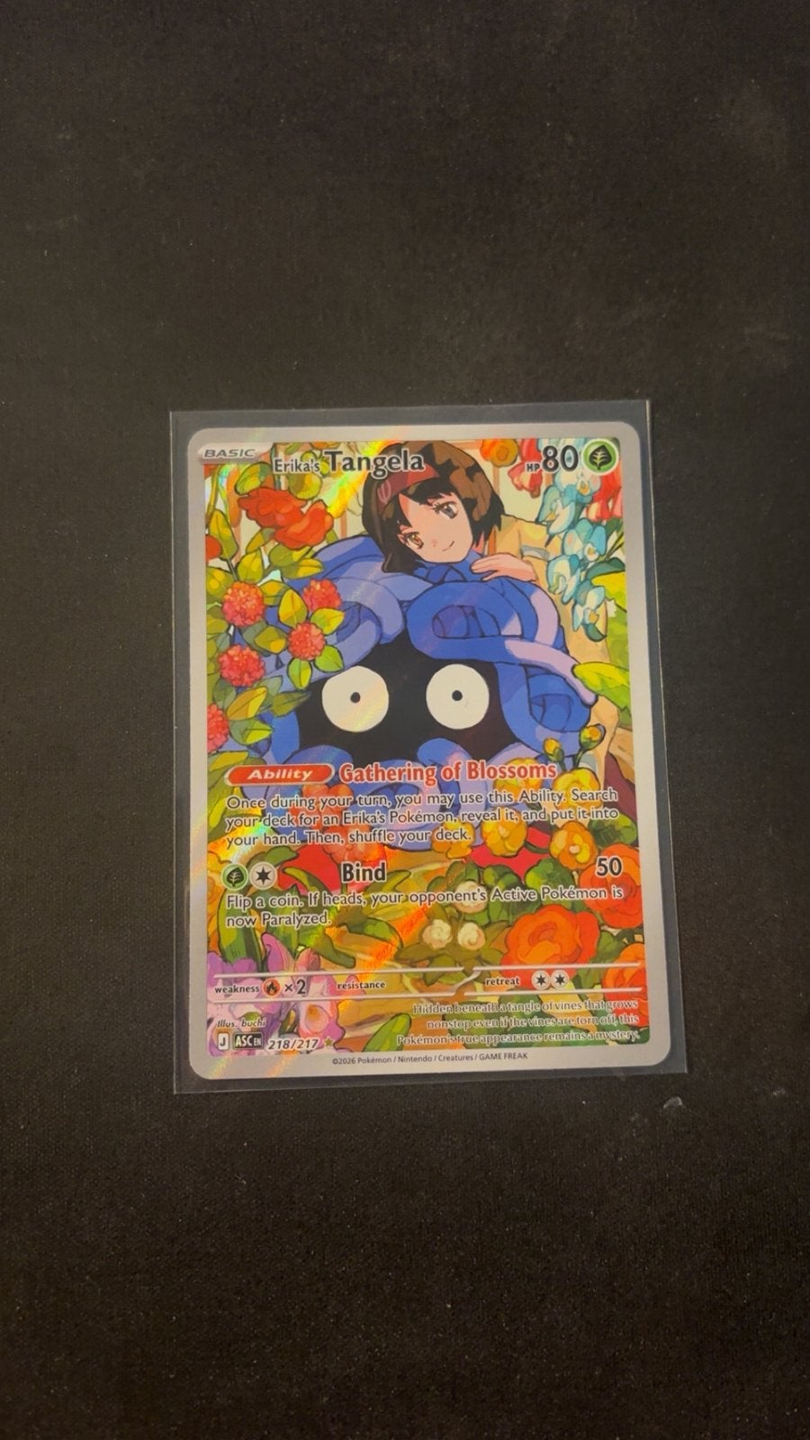 Erika’s Tangela - Ascended Hero, Hobby en Vrije tijd, Ophalen of Verzenden, Zo goed als nieuw