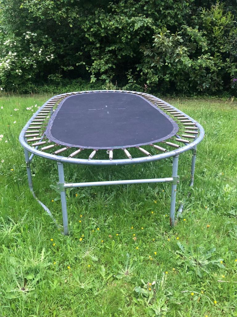 trampoline, Kinderen en Baby's, Speelgoed | Buiten | Trampolines, Ophalen, Gebruikt