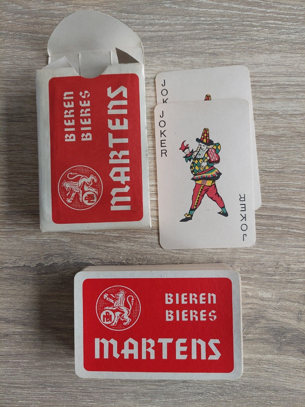 speelkaarten martens bieren, Ophalen of Verzenden, Zo goed als nieuw, Speelkaart(en)