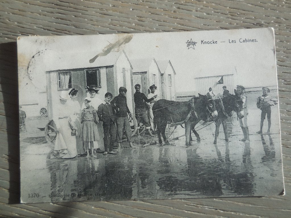 postkaart Knokke, Collections, Enlèvement ou Envoi, Avant 1920, Affranchie, Flandre Occidentale