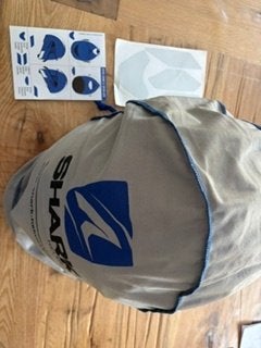 SHARK Evo ES Blank modulaire helm mat zwart, Motoren, Ophalen, Dames, Shark, Integraalhelm
