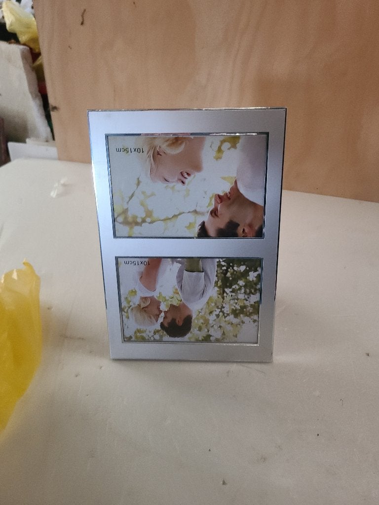 fotolijstje, Ophalen of Verzenden, Zo goed als nieuw, Zilver, Wissellijst