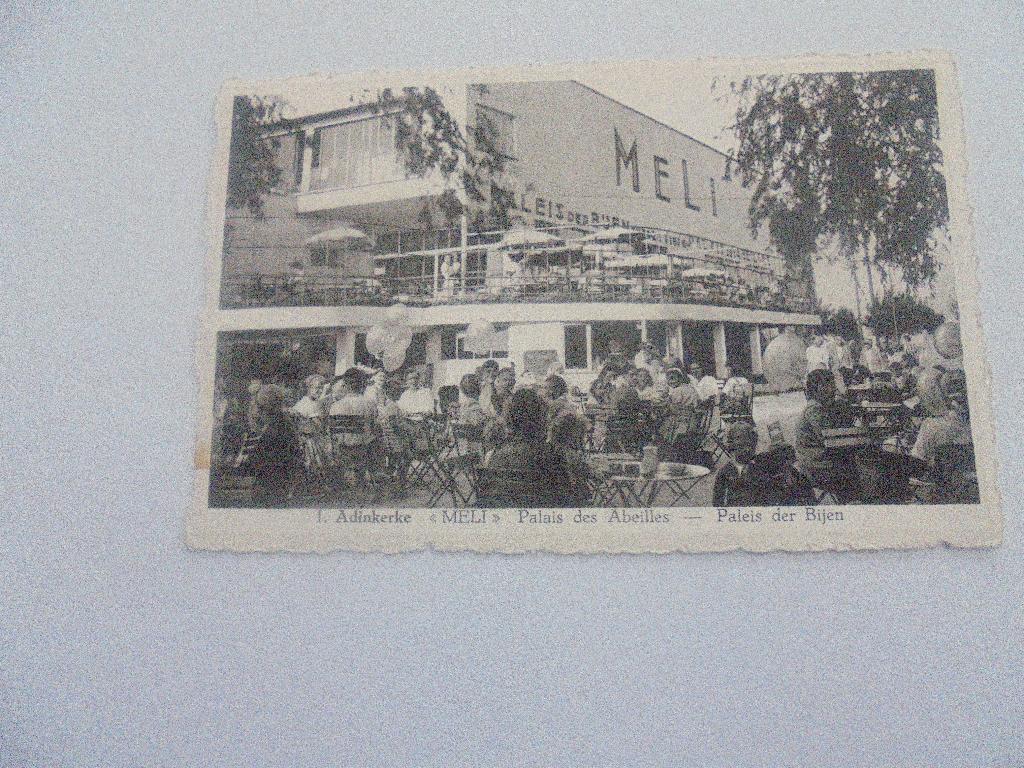 adinkerke-"meli" paleis der bijen, Verzamelen, Verzenden, 1940 tot 1960, Ongelopen, West-Vlaanderen